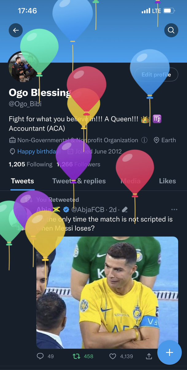 Ogo_Bibi's tweet photo. 🥳🥳🥳 https://t.co/oLOAy555zg