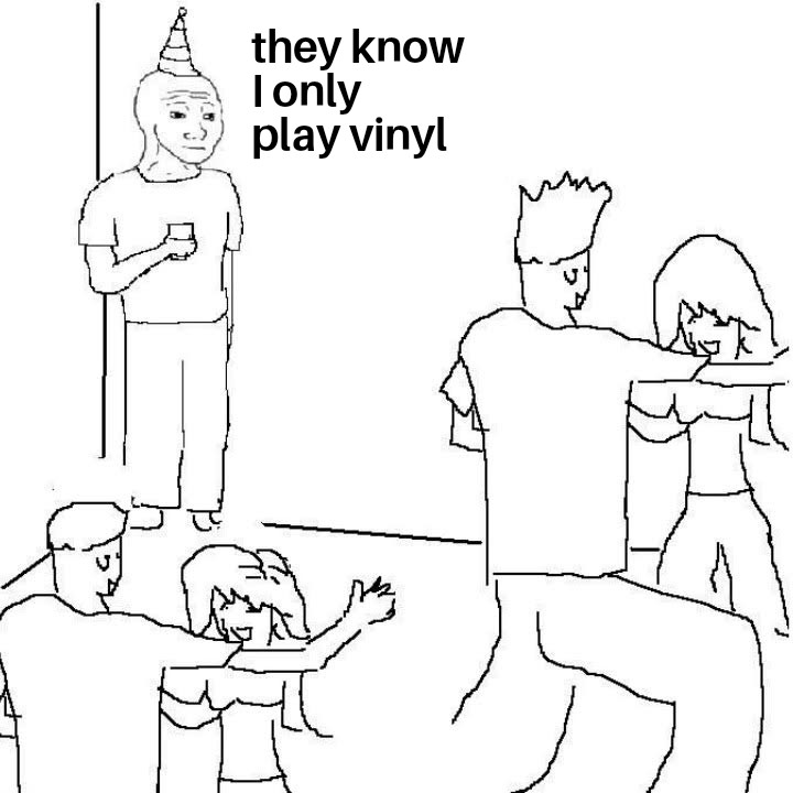 IamCosmicSab's tweet photo. Nobody cares bro, move on.
#DJ #Vinyl #VinylAddict #Techno #HouseMusic #DeepHouse #Electro #TechnoSnob https://t.co/hFLaVSkkeu