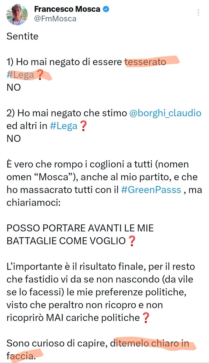 covidioti2's tweet photo. Io te l'ho detto chiaro in faccia, però poi mi hai bloccato 🤣🤣🤣

#Trusters https://t.co/UA5B7ZPock