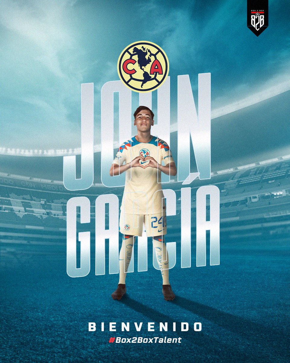 Sigue creciendo la familia Box 2 Box 

Le damos la bienvenida a un mediocampista con un golpeo de balón privilegiado, visión de juego y uno de los talentos ofensivos más prometedores del Club America.

¡Bienvenido a la familia, John!