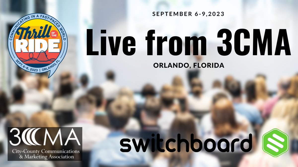 switchboardlive's tweet photo. Twitter:
🔴 We’re #LIVE at 2p! Broadcasting from #3CMA in Orlando, FL. Dive into our Day 1 & 2 recap, meet the sessions’ stars, and get a heads-up on future content. Don’t miss this! 🔗 #3CMAUpdates #EventRecap https://t.co/mw72HfnzGT