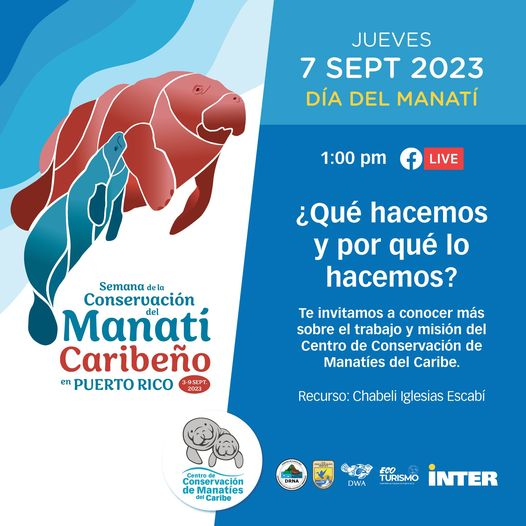 N_CastelblancoM's tweet photo. Hoy es 7 de septiembre #DíaInternacionaldelManatí. Muchos países que tenemos la fortuna de contar con manatíes en nuestros ríos, lagunas y costas nos unimos hoy para concientizar sobre la importancia de estas especies. #MesdelManatí2023 https://t.co/7lvXdr4749