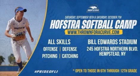 Few spots left! Sign up today to train with the 2023 CAA Champs! 
#PrideofLI #hofstra #softball #elitecamp