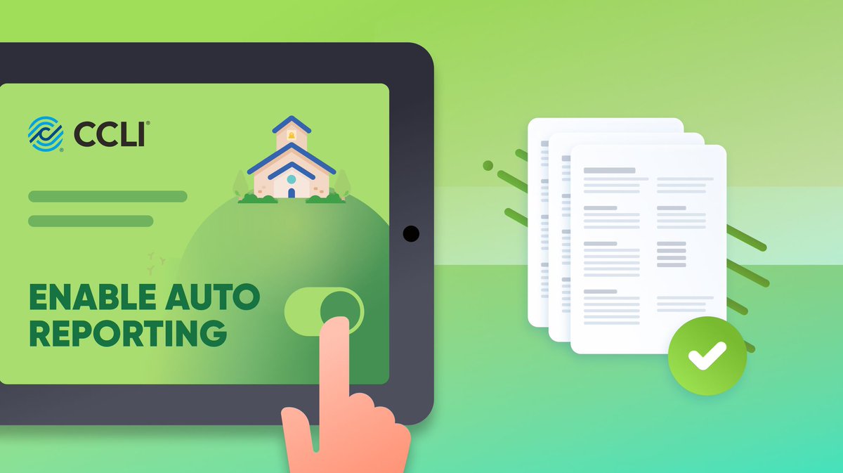Report your songs to CCLI automatically in Services! 📨 By enabling auto-reporting, you can eliminate a large administrative task and be free to focus on other parts of planning your worship services. Learn more on the blog! planningcenter.com/blog/2023/09/a…
