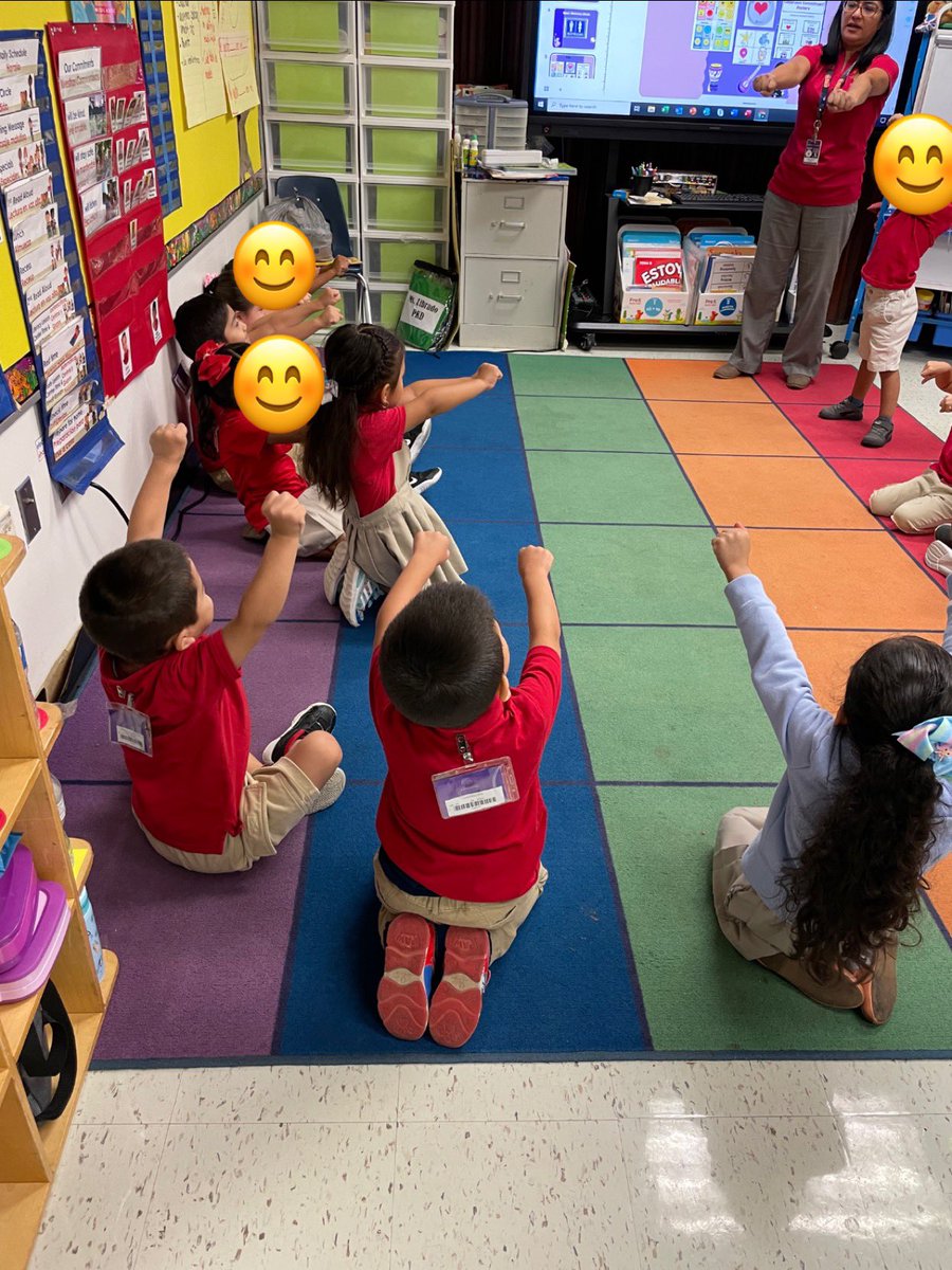 MsDuranEdu's tweet photo. Our PK students practicing some breathing techniques before words of affirmation and guidance! #Region1Excellence #CultureAndBelonging https://t.co/aUdOoXb9R1