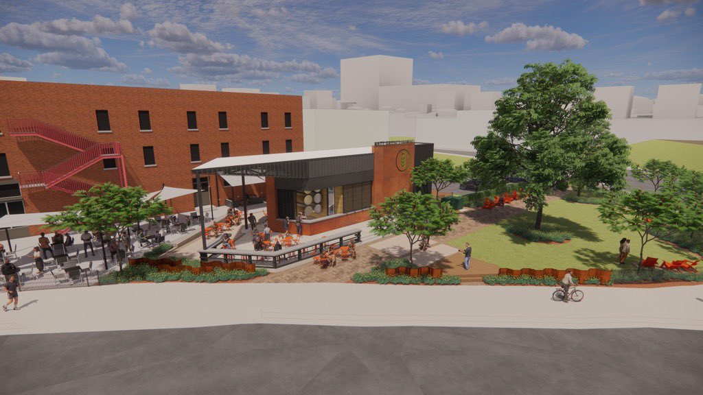 Natty_Greenes's tweet photo. Coming Soon 🍻 
Natty Greene’s is expanding our brewing operations right here on Elm Street. Construction is set to begin in the coming weeks, so be on the look out for updates!
———
#nattygreenes #brewingcompany #ncbeer #dgso #greensboronc #triadnc https://t.co/6mmp5T984f
