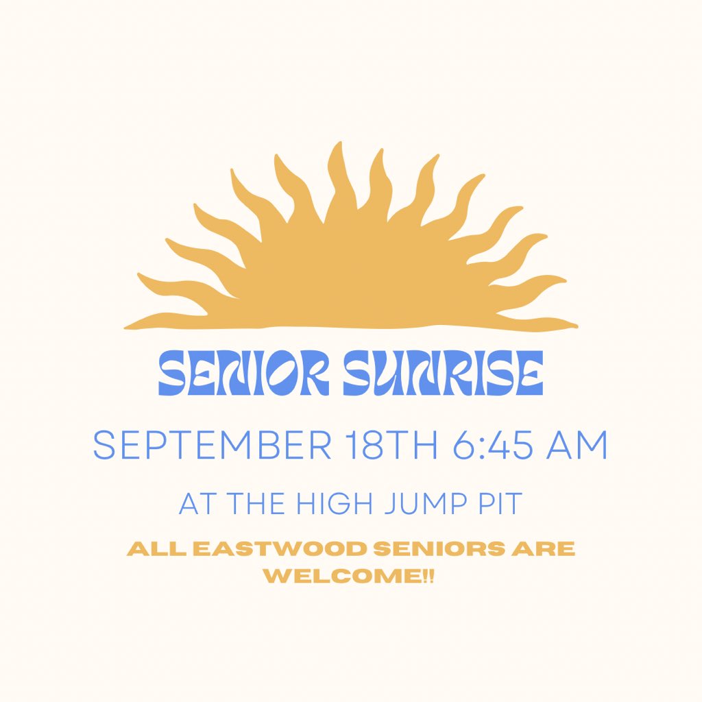 Senior sunrise!!