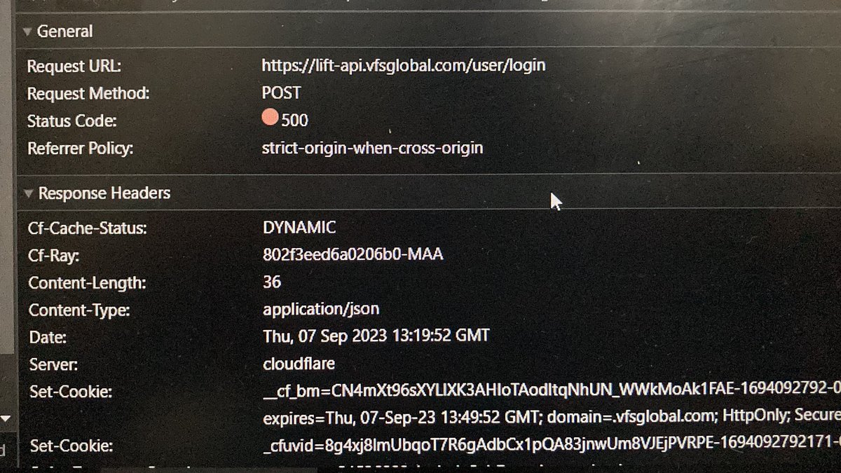 deepakkrishna09's tweet photo. @vfsglobalcare Yes i did all of it and still there is an error in login https://t.co/0ZC7gPTQZj