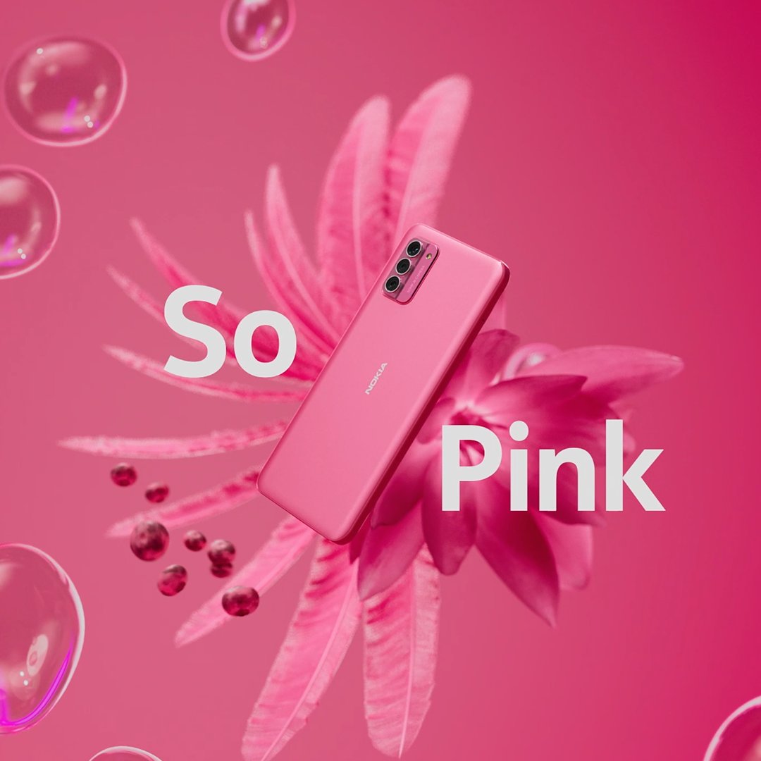 HMDdevices's tweet photo. Available now! The new #SoPink Nokia G42 5G.โ Live your pink dreams!โโ
๐ https://t.co/7mQqvCt3xtโ
โ#SoClear #SoFast #SoNew #NokiaG42 #NewColourArrival https://t.co/TyzRJNgx8J