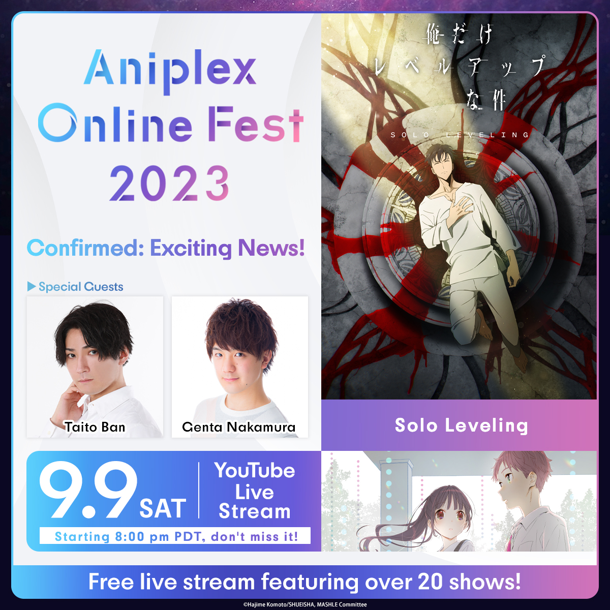 Aniplex Online Fest 2023 reveals event date and details