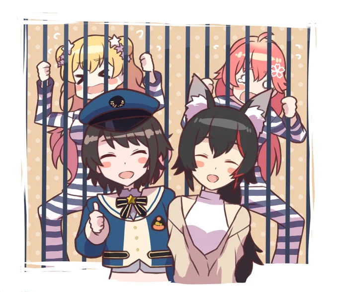 さよならバイバイ 元気でいてね #プロテインザスバル #みおーん絵 #ねねアルバム #miko_Art