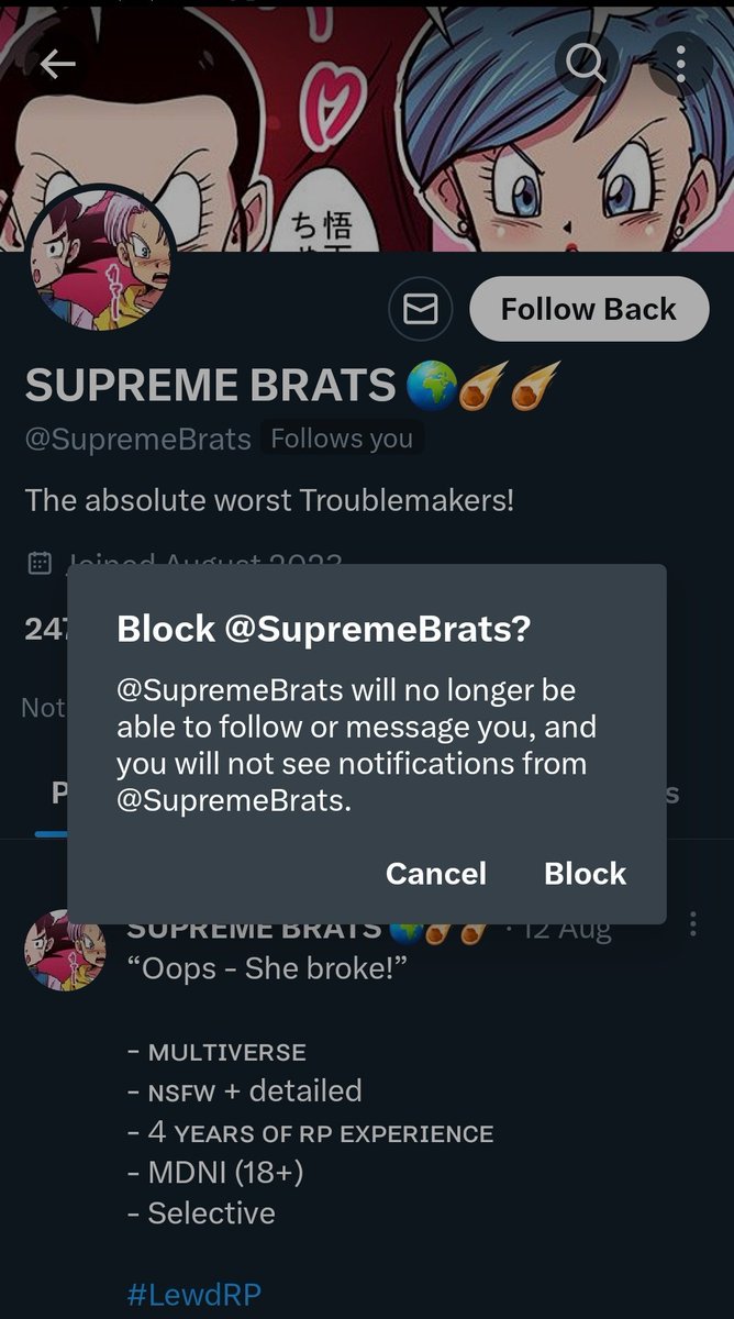 PredatoryUrge's tweet photo. https://t.co/W1VnMRpOvc

it disgusted me. How many times do I have to say. Stop lewding Goten and Kid Trunks.

They are /Minors/ https://t.co/2NlL9g51na