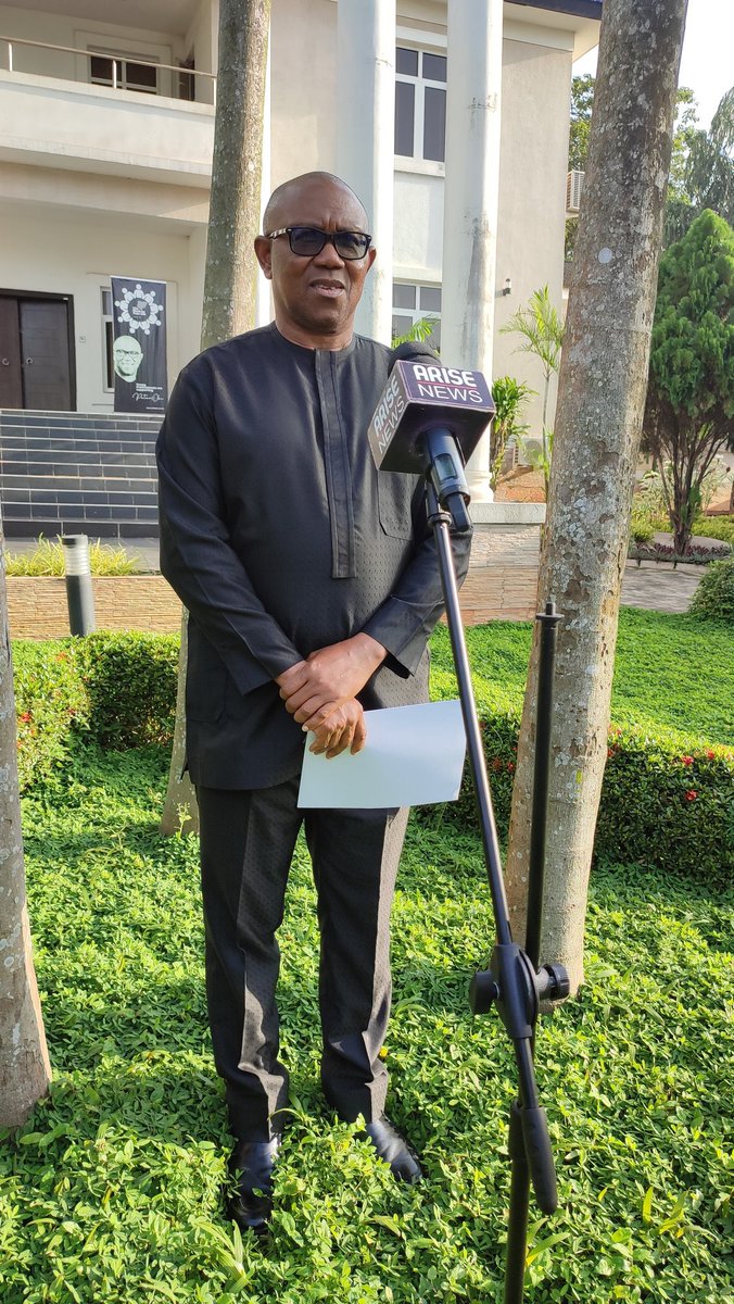 H.E. Mr Peter Gregory Obi, Presidential Candidate of Labour Party Speaks on the 2023 Presidential Elections Petition Court (PEPC) Judgment
On 7th September 2023
At Onitsha, Nigeria

1. Yesterday, 6 September 2023, the Presidential Election Petition Court (PEPC) finally delivered