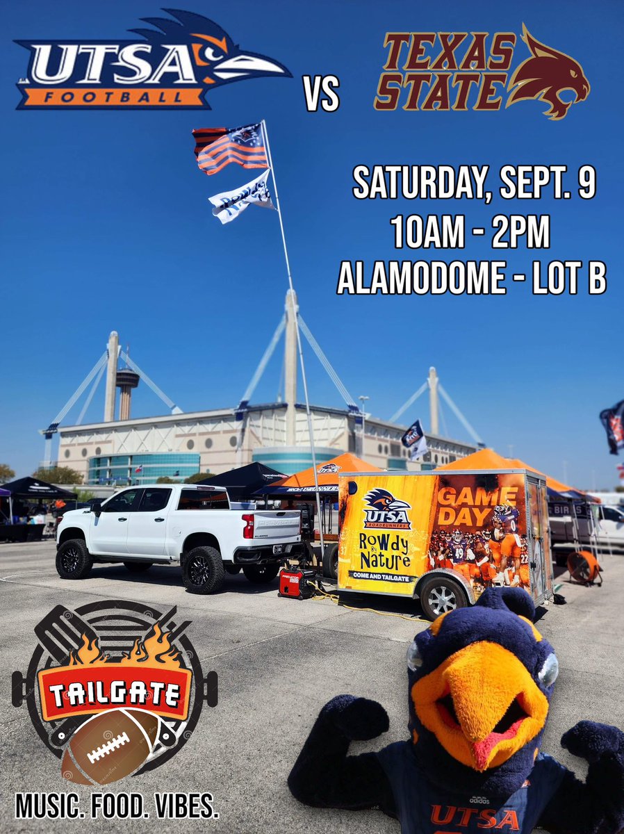 jessecan2's tweet photo. It’s the day before the day before. #IYKYK #utsafootball #utsatailgate #tailgate #tailgating #rowdybynature #respectthepecker #birdsup #peckingcrew #210triangleoftoughness #packthedome #letsgo210 https://t.co/8UMicw5faA