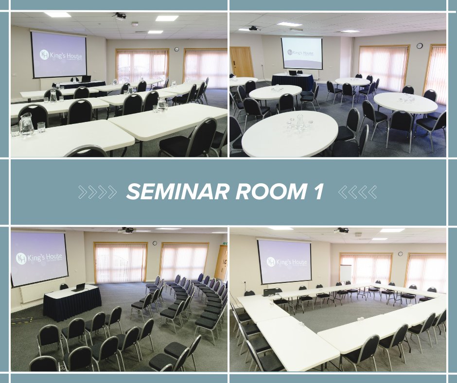 Different ways our Seminar Room 1 can be laid out for you.