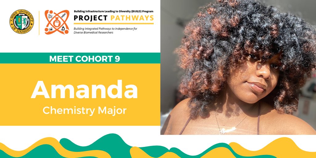 #MeetCohort9's Chemistry major, Amanda! She initially chose @xula1925 for her interest in engineering but pivoted to science after falling in love with chemistry! She plans to pursue her Ph.D. in chemistry, hoping to develop vaccines and medications for the community. #XULABUILD