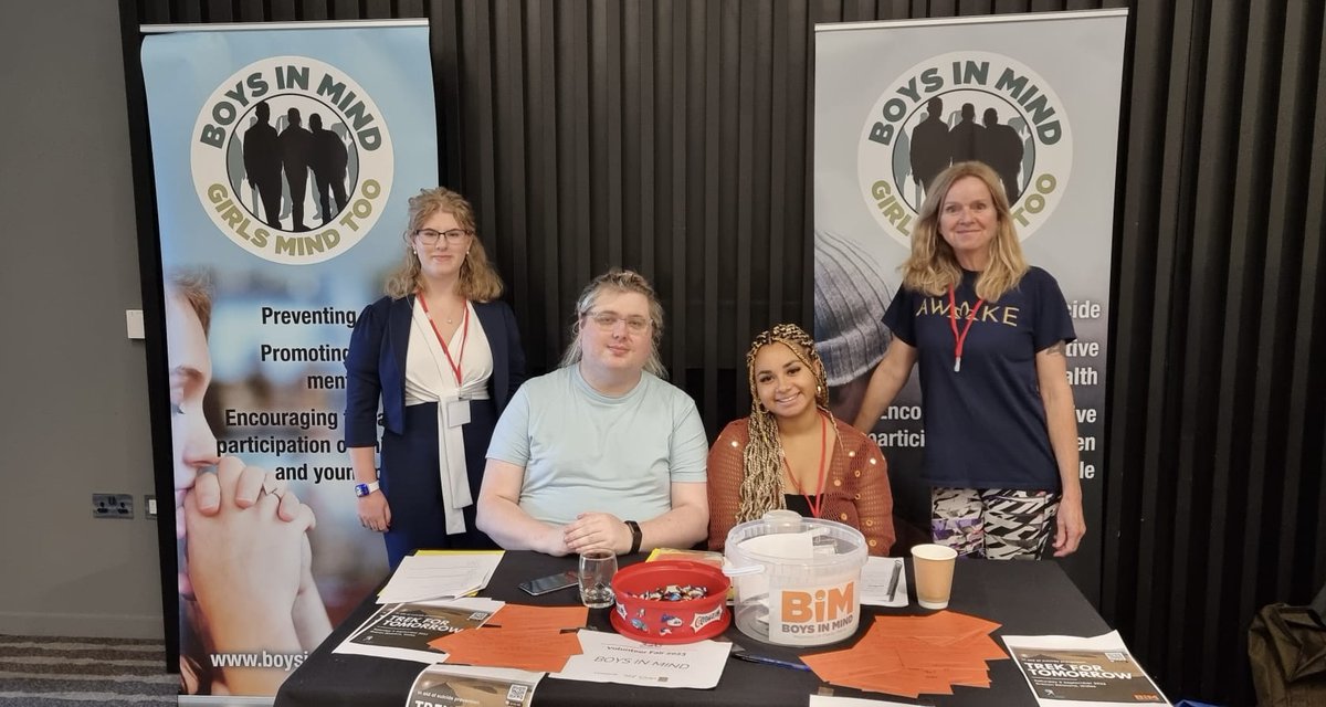 Boys in Mind (@boysinminduk) on Twitter photo Boys In Mind was one of 40 charities exhibiting at the <a href="/banes3sg/">3SG</a> Volunteer Fair in Bath last Friday. We met lots of lovely people keen to help our work & were also interviewed <a href="/RadioBathDAB/">Radio Bath</a> on Monday!
#3SG #radiobath #volunteerfair #MentalHealth
<a href="/OTRbanes/">Off the Record BaNES</a> <a href="/DorothyHouseHC/">Dorothy House Hospice Care</a> Boys In Mind was one of 40 charities exhibiting at the <a href="/banes3sg/">3SG</a> Volunteer Fair in Bath last Friday. We met lots of lovely people keen to help our work & were also interviewed <a href="/RadioBathDAB/">Radio Bath</a> on Monday!
#3SG #radiobath #volunteerfair #MentalHealth
<a href="/OTRbanes/">Off the Record BaNES</a> <a href="/DorothyHouseHC/">Dorothy House Hospice Care</a>