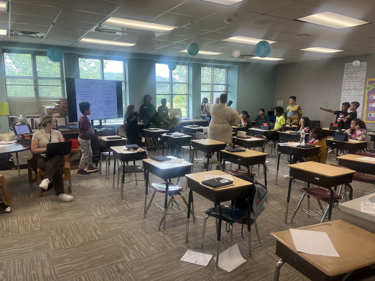 Big things happening in 5th grade at RPIMS!  Students talking (and writing) about math, building classroom community, and improving their reading skills through brain based literacy work.  #WarrenWill provide all kinds of growth opportunities!  #RPIMSRocks