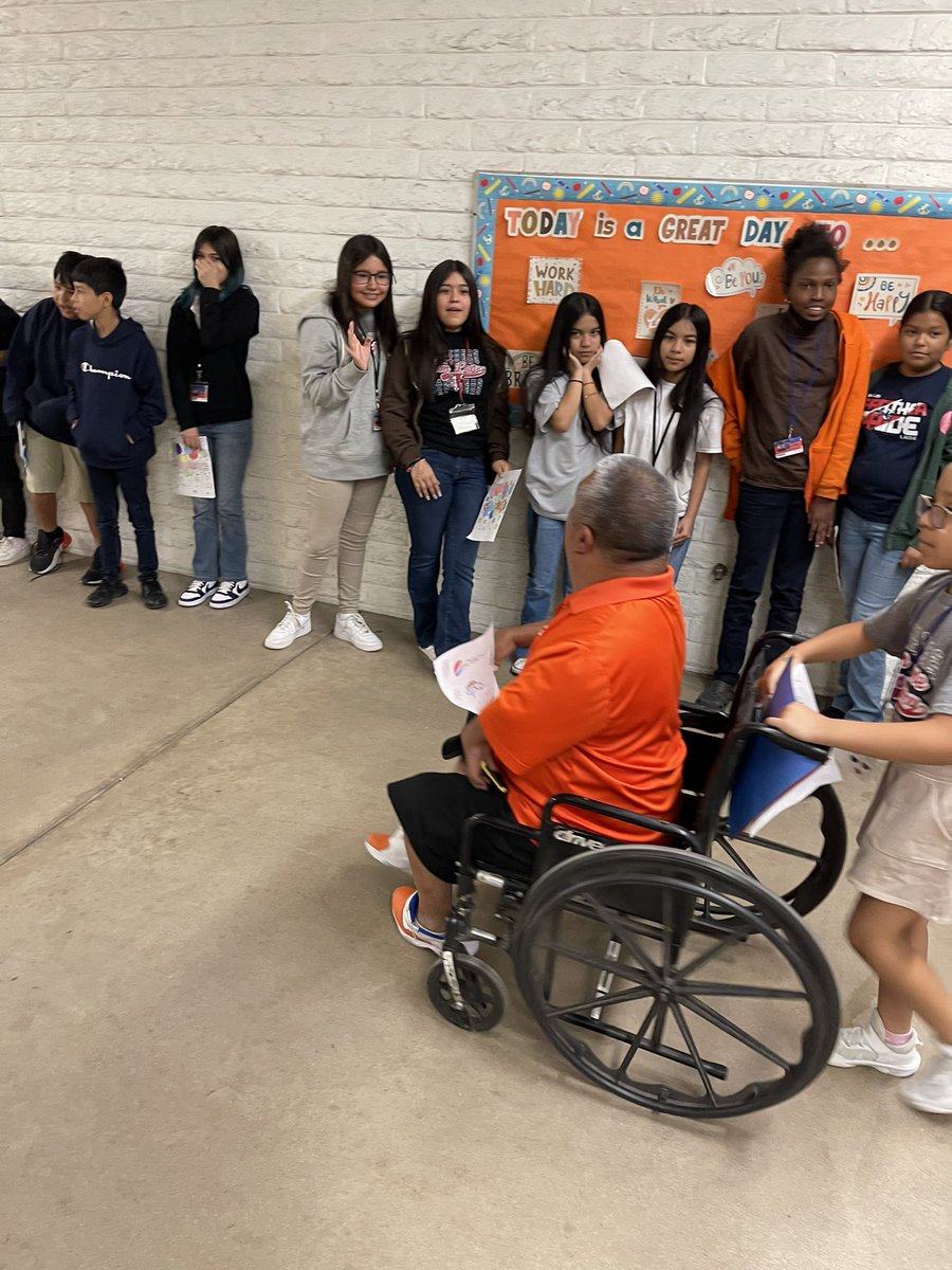 ScottNighCSD83's tweet photo. Today we celebrated Mr. Solano for receiving the Million Dollar Teacher Project award! We are so proud of you! @PalmLanePride #bethegamechanger https://t.co/kKmd2m46Pv