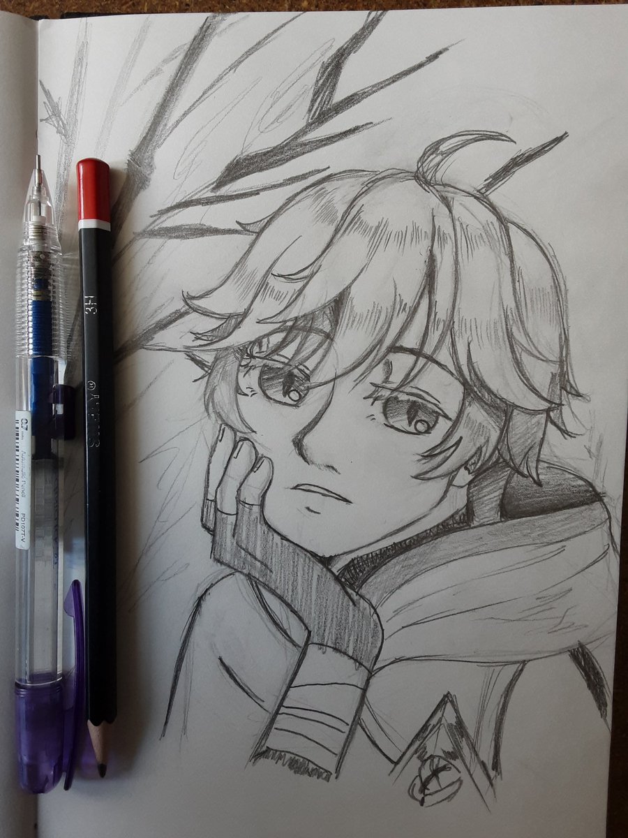Feliz cumpleaños pequeño #Chongyun ay! hace tiempo que no hago sketch y esta es una oportunidad perfecta :D #GenshinImpact