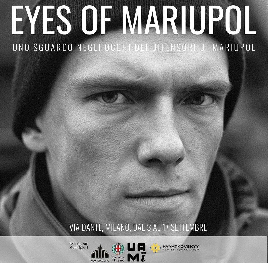 Il Comune di Milano patrocina una mostra sul battaglione #Azov
dal titolo Eyes of Mariupol. 
Le immagini ritraggono soldati in uniforme appartenenti al Battaglione Azov, 
È così che il Comune di Milano, tanto attento ai diritti promuove la pace?