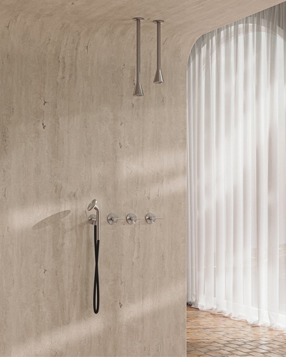BluBathworks's tweet photo. Unique, yet somehow familiar. Our new FFQT showerheads offer versatility in installation and use. Crafted in the finest stainless steel available, these showerheads offer rain jet and cascading massage functions, furthering the experience in your bathing space.
#bluquadro https://t.co/zrEXr3fuGc