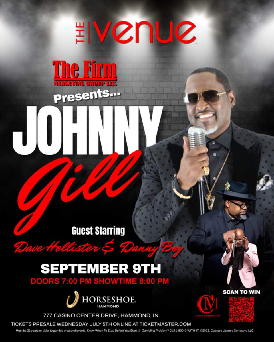 JGsRoses's tweet photo. IT'S GONNA BE A LEGENDARY NIGHT WITH JOHNNY GILL AND SOME VERY SPECIAL SURPRISE GUESTS #NE40

ON SALE NOW!

Repost from @concertmanagementinc

https://t.co/RP6QJL3MaJ https://t.co/MOWIm9kDw1