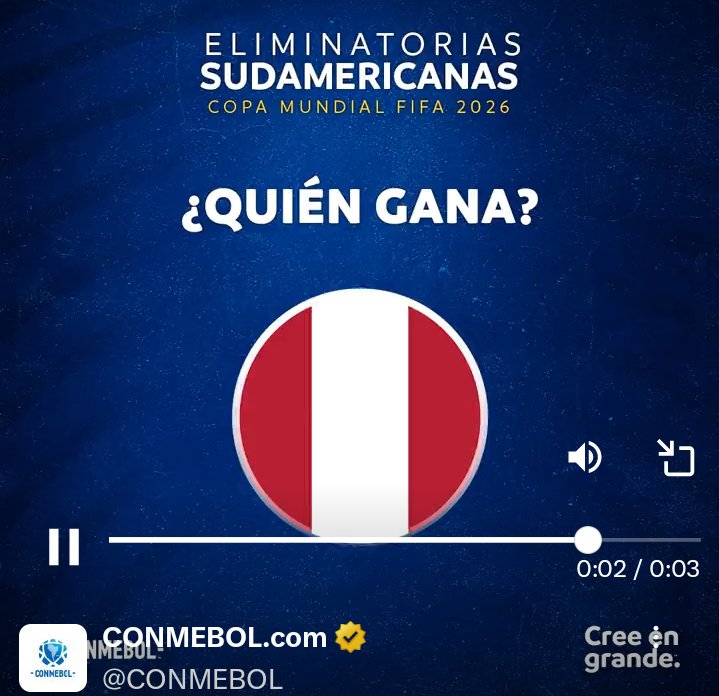 MagaliMoreMora1's tweet photo. @CONMEBOL @Albirroja @SeleccionPeru Perú 💪🇵🇪 https://t.co/b6IBrAhKtl