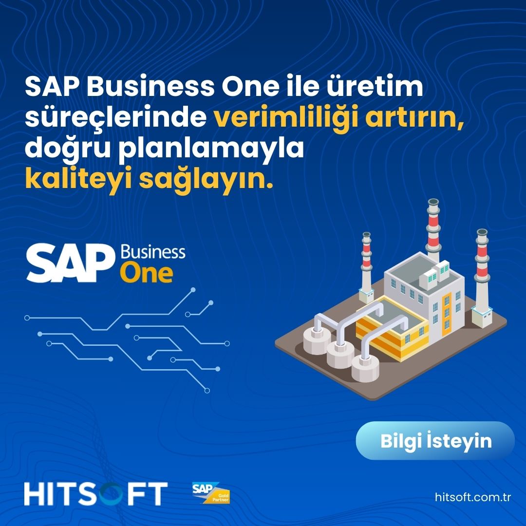 Hitsoft's tweet photo. 🏭✅ With SAP Business One, you can effectively manage your production processes.
💡 Contact us for detailed information:
🔗 https://t.co/GbWIut5OeX
#Hitsoft #SAPGoldPartner #SAPB1 #SAPERP #ERP #DigitalTransformation #Production #ProductionProcess #Profitability https://t.co/rkTa4yKb8v