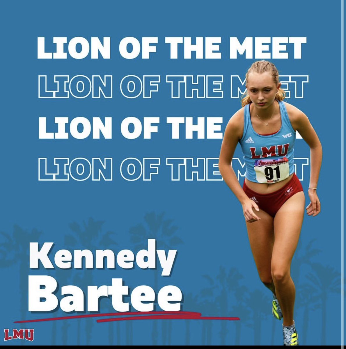 CoachBeckmannLH's tweet photo. Congrats to our #NextLevelLink @kennedy_225 on her stellar start to her collegiate running career! *Taken from Instagram* https://t.co/GkiQnfL3ou
