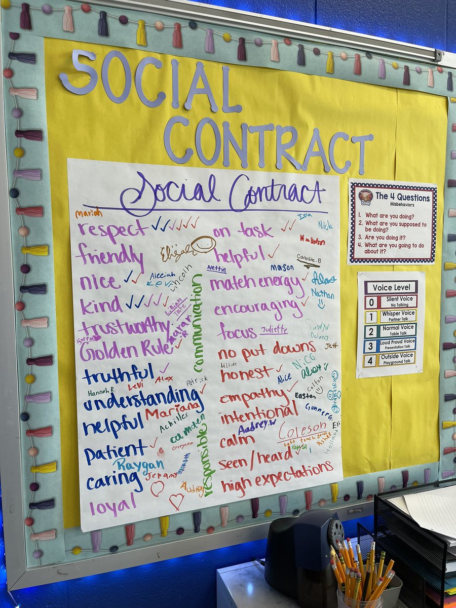 Molly_Capps's tweet photo. It’s the 2nd week of school and these gems are all coming ALIVE in our building🤗 check out what the team has all added this year- A daily report card for their contract.Can’t wait to see these “Report Cards” in action next week! #intentional #CKH #socialcontract #livingdocument https://t.co/erbwyDTWpD