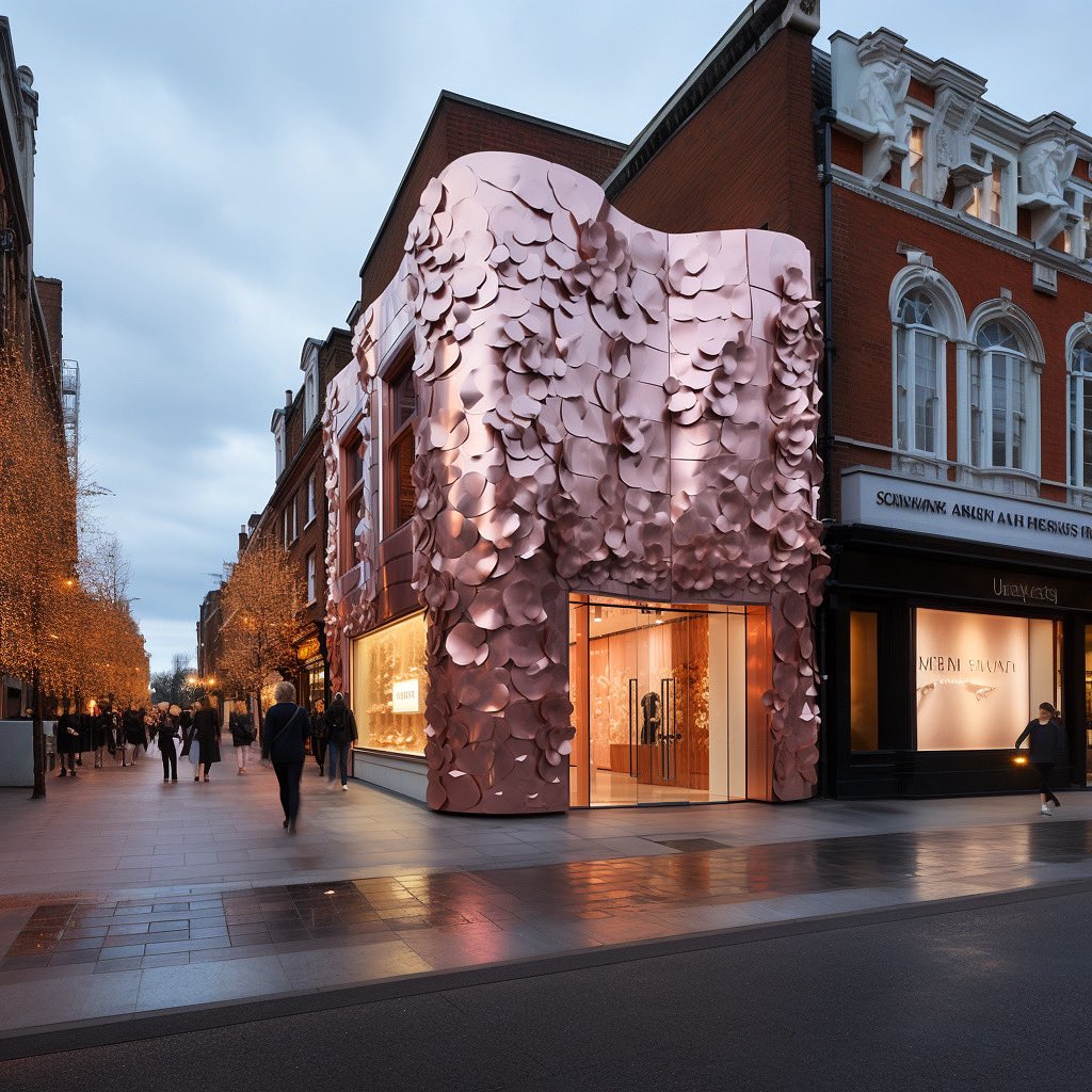 InTheVerse_'s tweet photo. Distilled rose facade…
@dezeen @ArchDaily @coolhunting @midjourney #facadeexplorations #ideas #materials #design #london https://t.co/BeOOuTKBlB