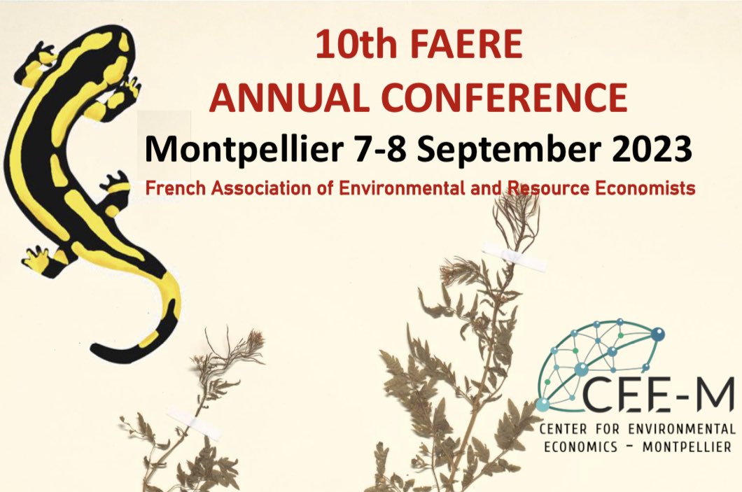 Philippe_Auge's tweet photo. Heureux d’accueillir à @umontpellier la 10e conférence de l’Association française des économistes de l’environnement et des ressources naturelles #FAERE.
180 économistes de renom travaillent à #Montpellier sur les pesticides ou les changements climatiques et environnementaux https://t.co/bfJrPwwOR6