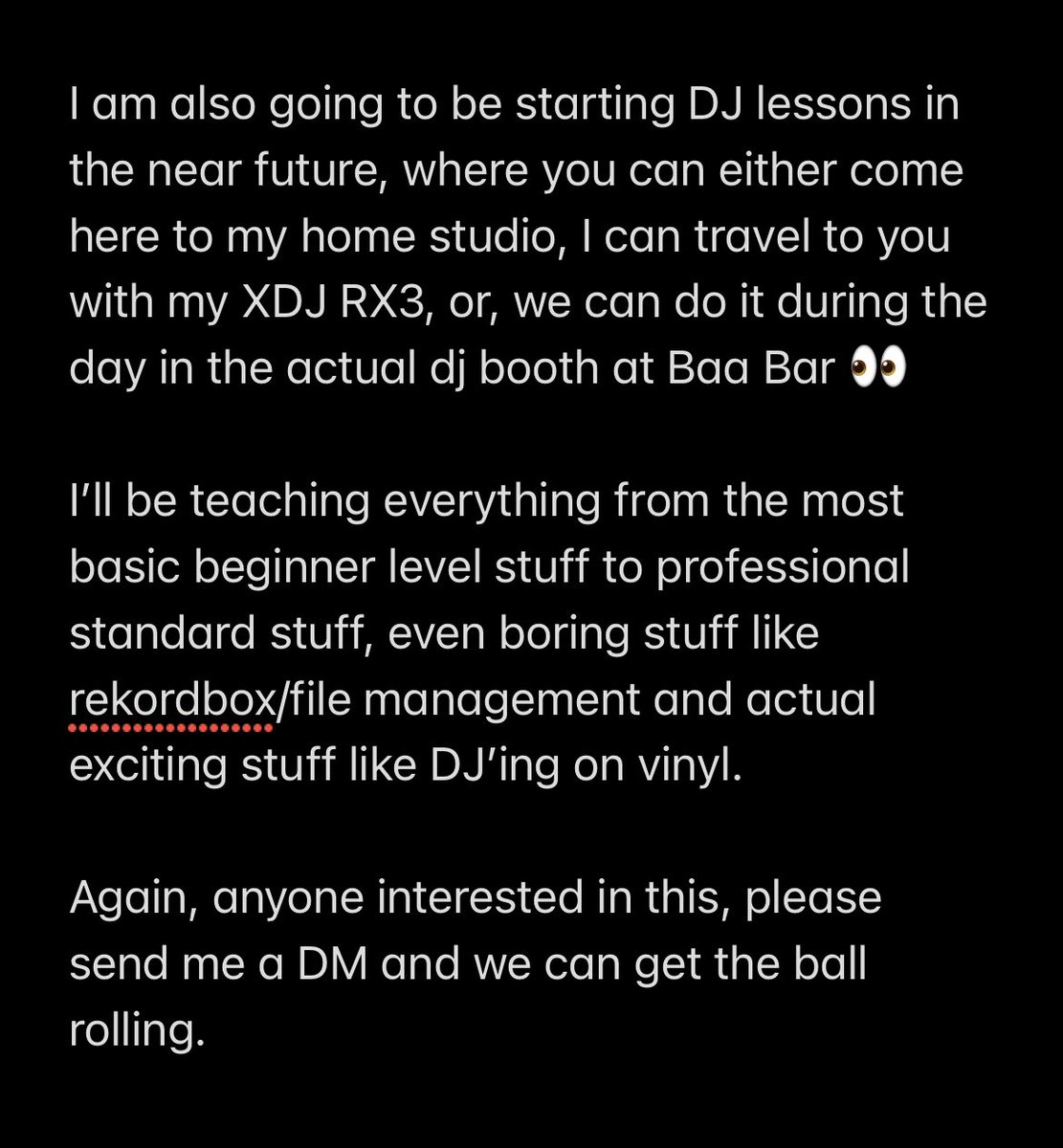 MattHibbert's tweet photo. Some news, I don’t really post much about my work or music on here anymore, any help is much appreciated.

Anyone planning a private party, let’s talk 👍🏻 https://t.co/qqxp7f7wdi