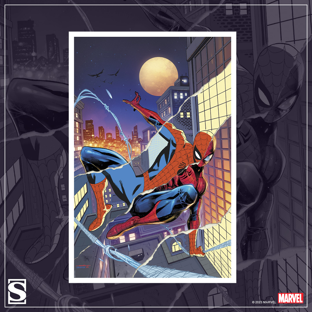 Peter Parker changes up his look in the Amazing Spider-Man Fine Art Print by @IbanCoelloSoria. This print will be available for pre-order on 9/15, but you can swing to our link for details on your chance to win a copy of this print.

side.show/wwfz4

#Marvel #SpiderMan