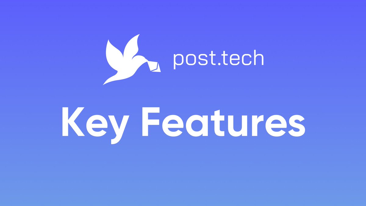 post_fi's tweet photo. Unpacking the Revolutionary Features of @PostTechSoFi  🚀

🌐 Welcome to #posttech: The decentralized haven where profiles aren't just about your bio; they're assets in the bustling crypto market.

Let's dive into the https://t.co/nKYfkIpM9c features🧵 https://t.co/Au1sJLvwBD