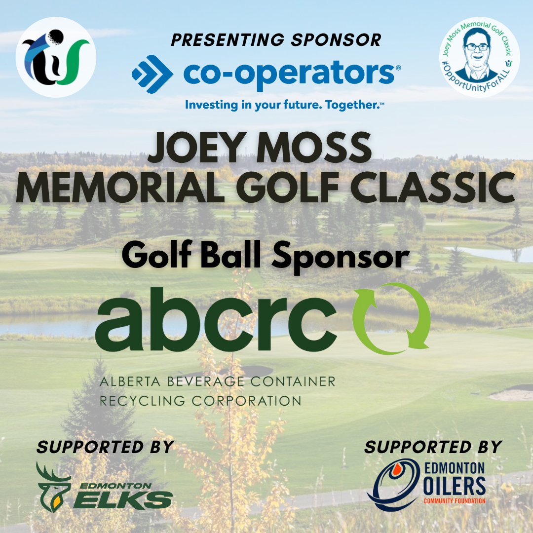 We're thrilled to partner with <a href="/RecycleABCRC/">RecycleABCRC</a> to be the Golf Ball Sponsor at the upcoming Joey Moss Memorial Golf Classic!🏌️‍♂️❤️There are still a few spots open; register today: ow.ly/3lUq50PIUNU 
#joeymoss #yegevents #golfforwinn #golfforjoey #winnifredstewart
