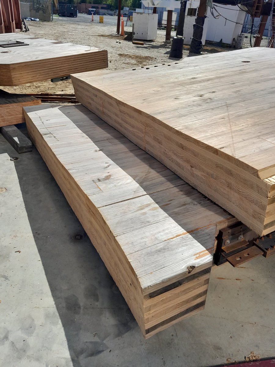 slpei's tweet photo. Rocking wall panels were chainsawed into segments and brought down. Surprised to see the nice and smooth cut from a hand held chainsaw. Both CLT @SmartlamNA and MPP (frereswood. com) are easy to work with👍 https://t.co/J7UatASoaP