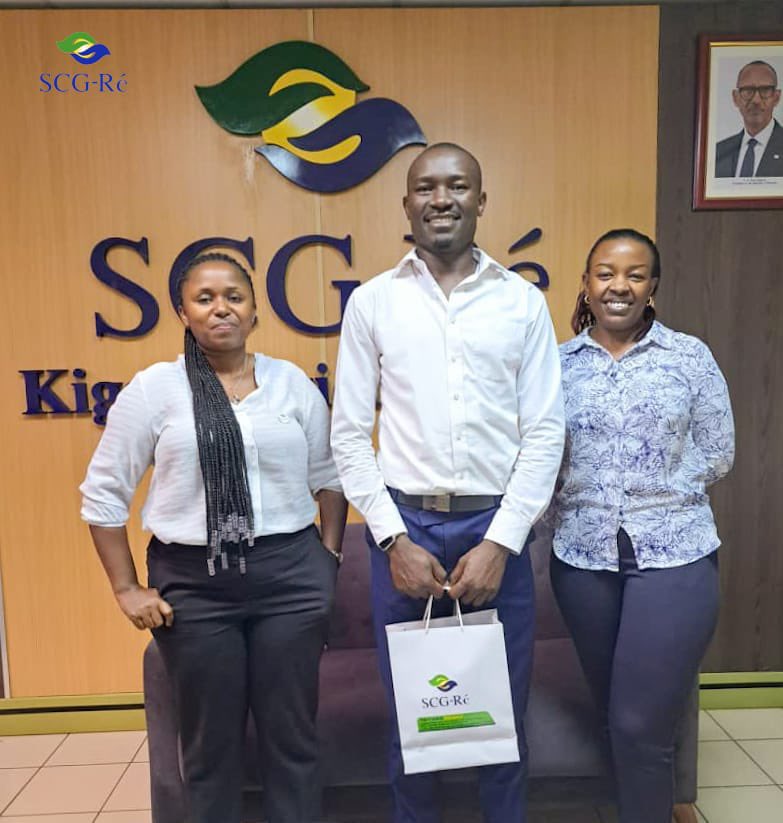 La succursale de la SCG-Ré à Kigali, a eu le plaisir d'accueillir Monsieur Kevin Okoth, Responsable des Cessions Facultatives au Bureau de J.B.Boda Reinsurance Brokers au Kenya, lors d'une visite de courtoisie dans le cadre de sa mission commerciale au Rwanda.

#SCGRé #KRO