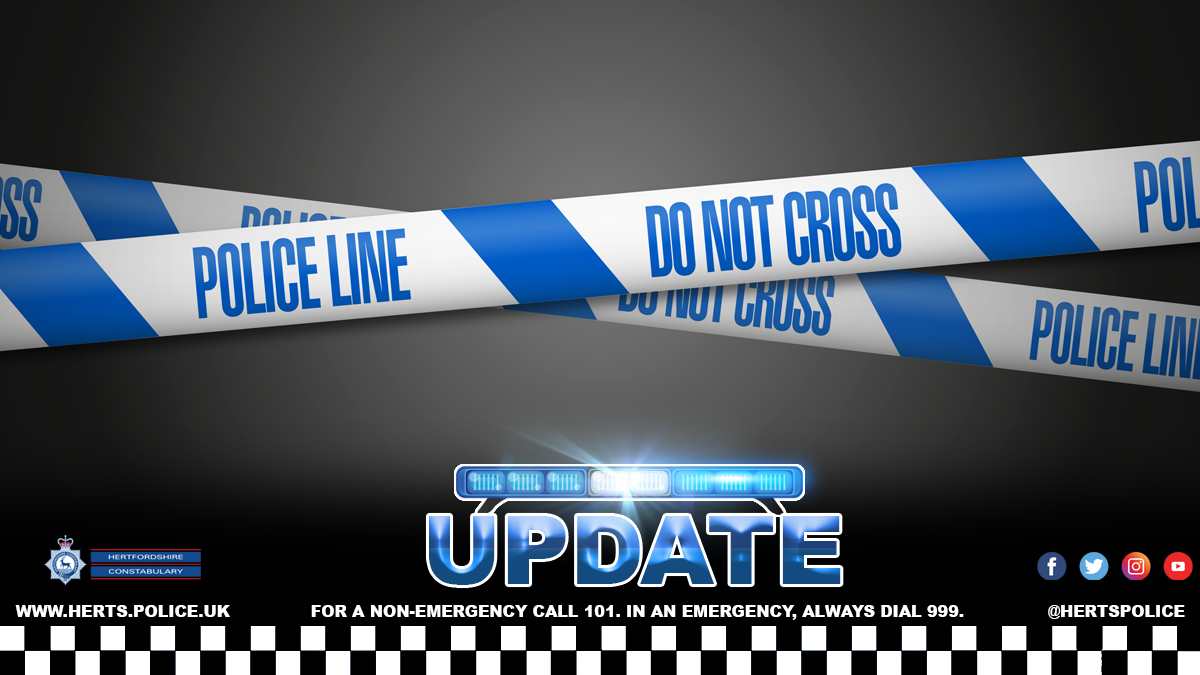 HertsPolice's tweet photo. Following our earlier post, we can confirm that the road closures in #Smallford have now been lifted.

Thank you for your patience. https://t.co/wGGUYbVQmG