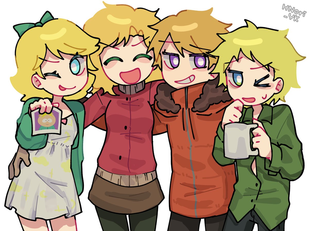 HNori_YK's tweet photo. My fav blondie x4 https://t.co/jI8tRnaudA
