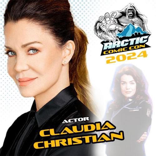 We are excited to announce Claudia Christian as our next guest for Arctic Comic Con April 27th & 28th, 2024 at The Dena Ina Center. Tickets on sale now at ArcticComicCon.com #ACCA2024 #Alaska #anchorage #comiccon #acca