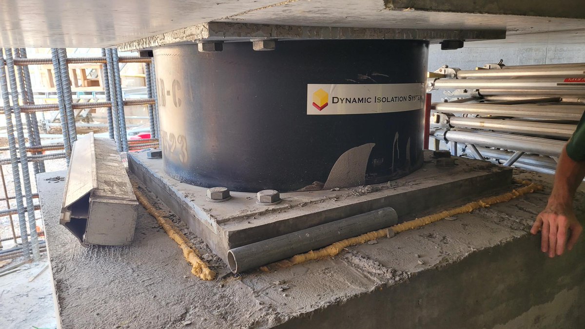 A handful of our Utah engineering team recently visited the Utah State Capitol “North Building Expansion” in Salt Lake City.  On display was the seismic base isolation system (dis-inc.com).  Some engineers may have geeked out a little.  
#wrightengineers #TeamWright