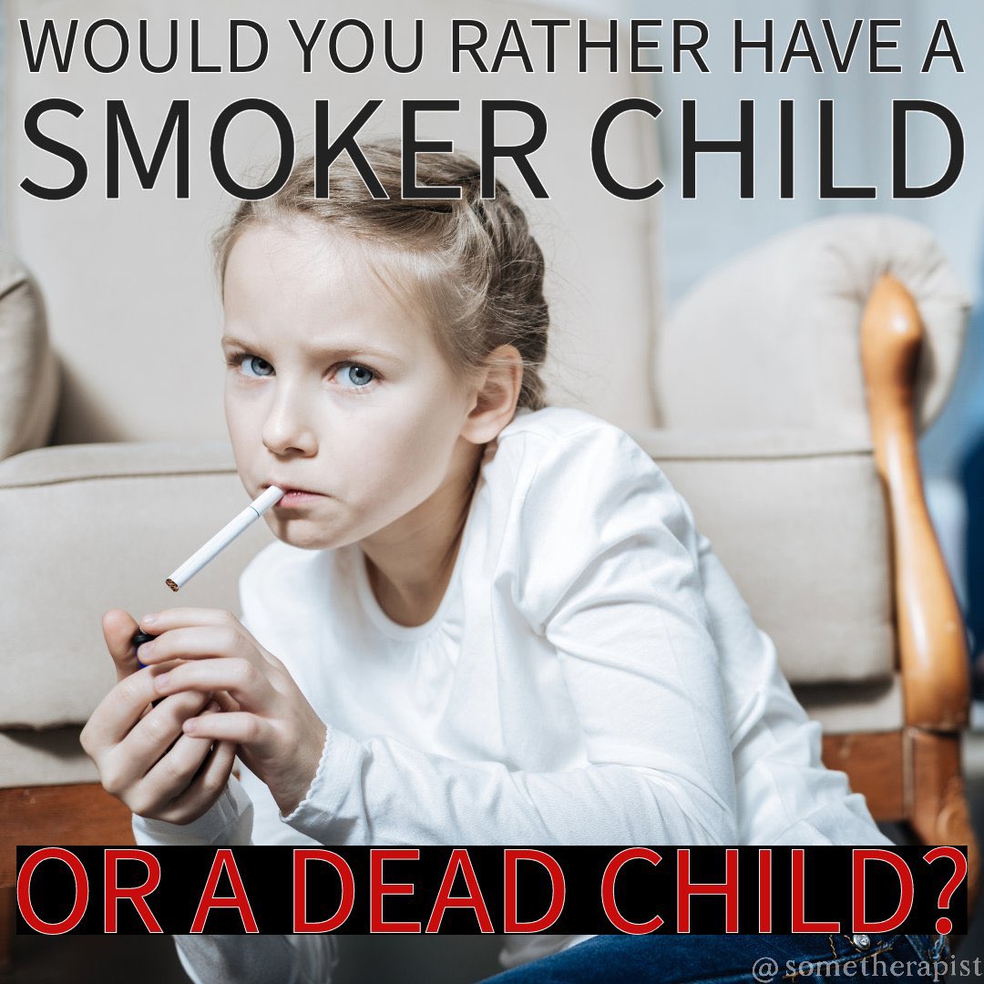 There are a few health risks associated with smoking, but one online survey found that youth smokers (age 8-10) felt access to cigarettes was an important part of their identity.

“Please don’t stop us from being who we are, we have a right to exist,” said Alexa, an 8-year-old