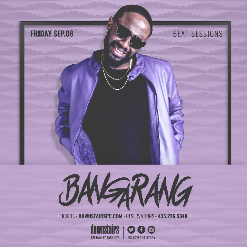 DownstairsPC's tweet photo. Grab some friends and meet us on the dance floor this weekend with @bangarangthedj this Friday and @djspryte on Saturday. Call 435.226.5340 For table reservations and more info

#goodfriends #weekendvibes #djlife #ladiesnight #parkcity #slc #bachelorette #birthday https://t.co/u5fOaWL24H