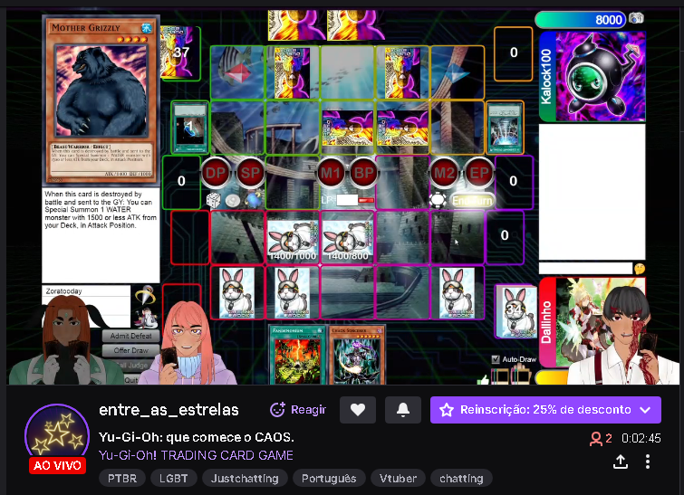 entrestrelas_'s tweet photo. Live começou!!!  

A nave Corta-Passos está decolando agora com os comandantes @Dallen_Amigo, @zoradodia e @Space_AI_Q jogando #YuGiOh!

➥https://t.co/9TMaI9fV1r………     

#LiveStream #Vtubers #twitchtv #streaming #VTubersAreStillWatching #LiveOnAir https://t.co/jUEdCUWkm8