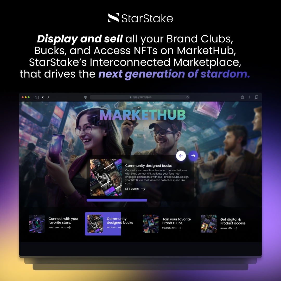 Step into the future with #StarStake, where every pixel, note, and brushstroke finds its true value. 🎨🎶 What creation are you most proud of? Link it below for some love! #ProudCreatorMoment