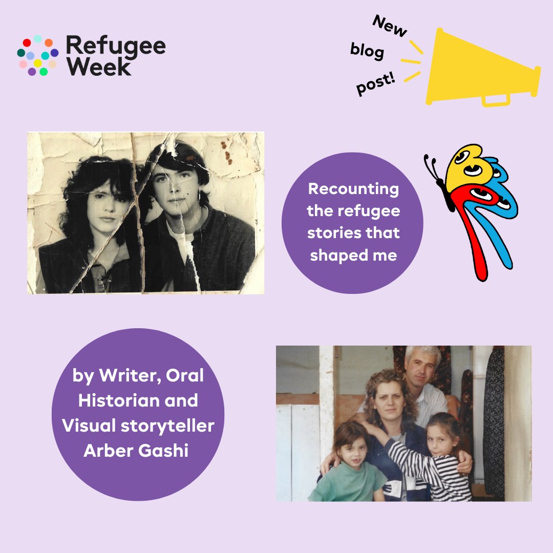 RefugeeWeek's tweet photo. Writer Arber Gashi gives a thought-provoking account of what his parents’ experiences as refugees taught him. Read more here:  https://t.co/2kbSdAKjNS
#guestblog #refugeeweek #compassionintoaction https://t.co/YmRasCPVHW