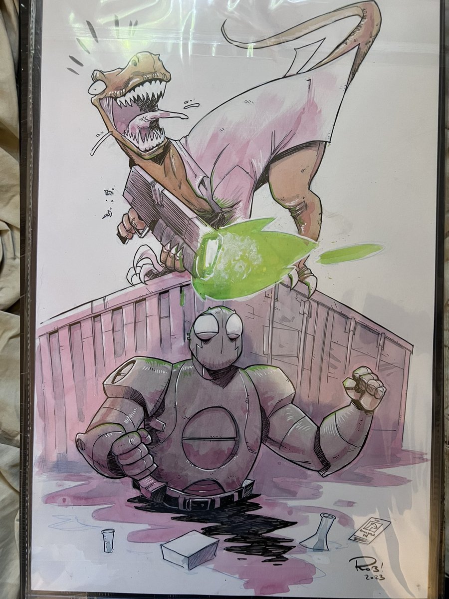 Amazing #AtomicRobo commission by the fantastic Rob Guillory (CHEW). @bclevinger @Scott_Wegna whattaya think?