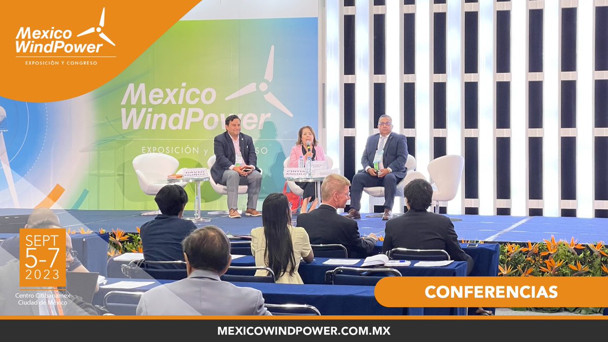 mexicowindpower's tweet photo. Servicios Adicionales Ante un Red Eléctrica Saturada  
¿Qué servicios adicionales pueden integrarse? Descúbrelo en #MexicoWindPower2023 Aún puedes acompañarnos haciendo tu registro aquí https://t.co/8nxSKugVLJ https://t.co/o0xJ82Ruvd